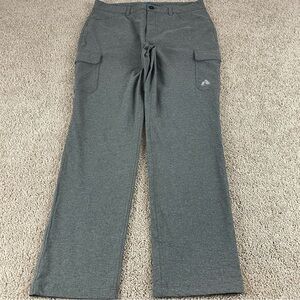 Eddie Bauer First Ascent Pants Womens 12 Gray Nylon Stretch Hiking Gorp C59